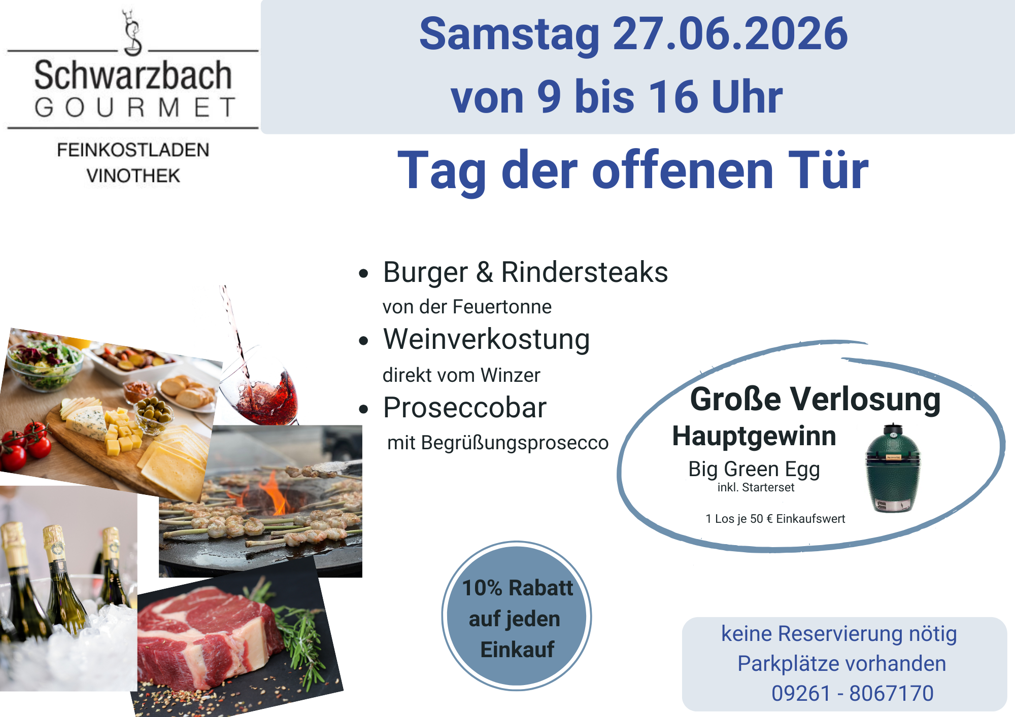 Tag der offenen Tür für Shop