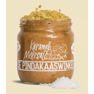 De Pindakaaswinkel - Erdnussbutter mit Karamel-Meersalz