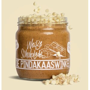 De Pindakaaswinkel - Erdnussbutter mit weißer Schokolade