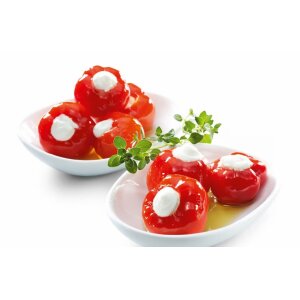 Peppadews gefüllt